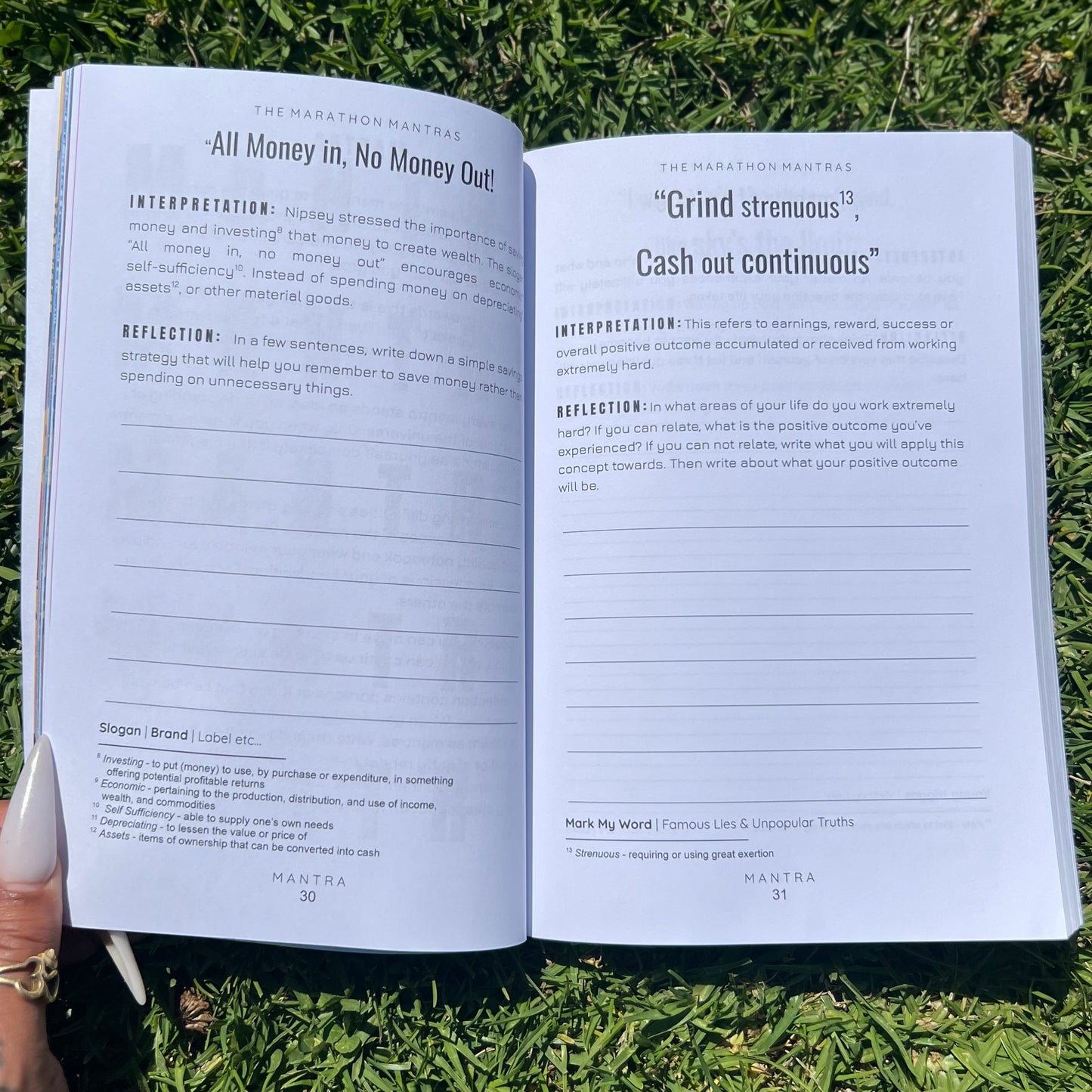 The Marathon Mantras book